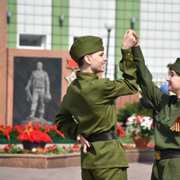 Празднование Дня Победы в Полысаево